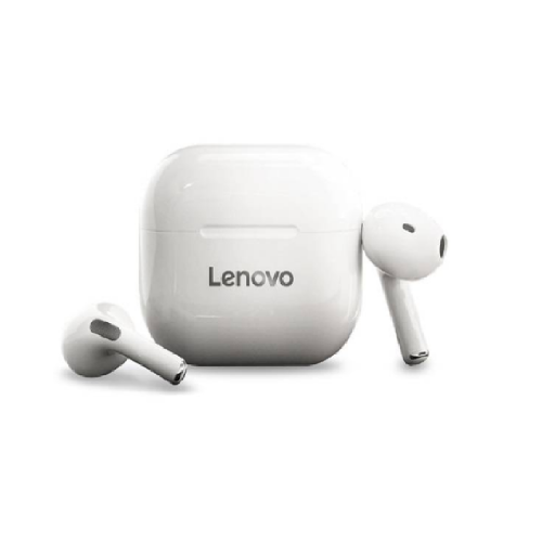 Audifonos Inalambricos Lenovo Lp40 Blanco Lp40