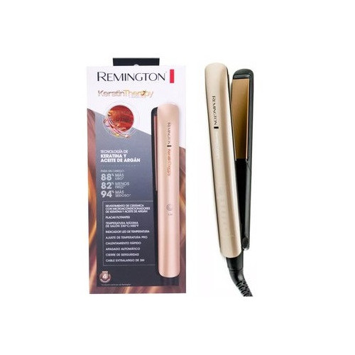 Plancha De Cabello Con Keratina Y Aceite De Argan Remington S8599 Original