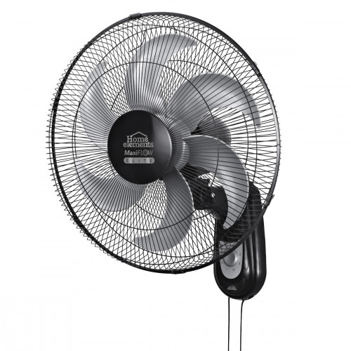 Ventilador Pared Negro 18P Cx1 Maxiflow Elite Heelw18N